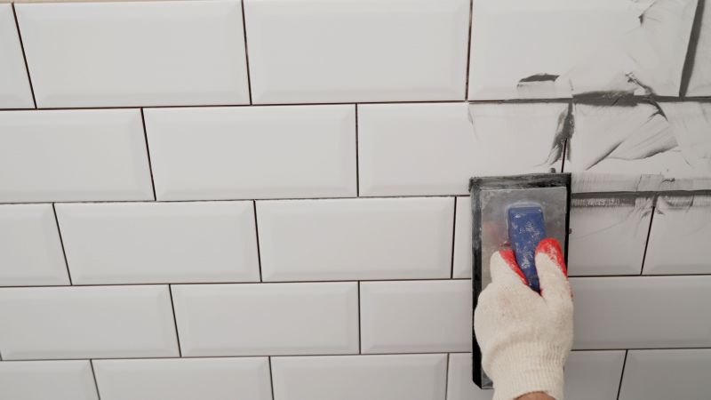 Grout Application in Summer